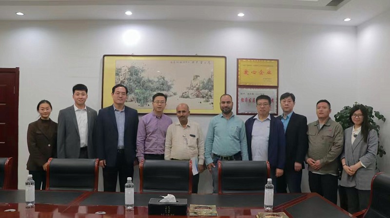 印度客戶(hù)來(lái)我公司參觀(guān)考察。